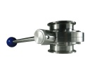 Valvula de mariposa Clamp 316L