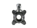 Valvula tipo bola en acero inoxidable, serie 304, 3 piezas, 1000WOG-A