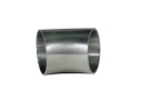 Codo corto a 45 grados soldable en SS316, tipo 3A
