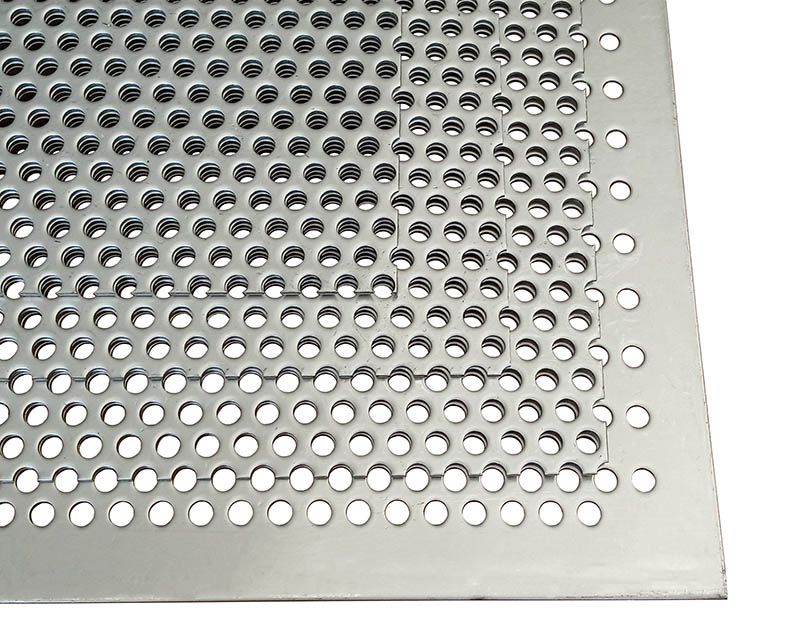 Plancha Acero Inox Perforada